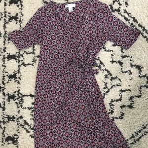 Motherhood Maternity Wrap Dress - S
